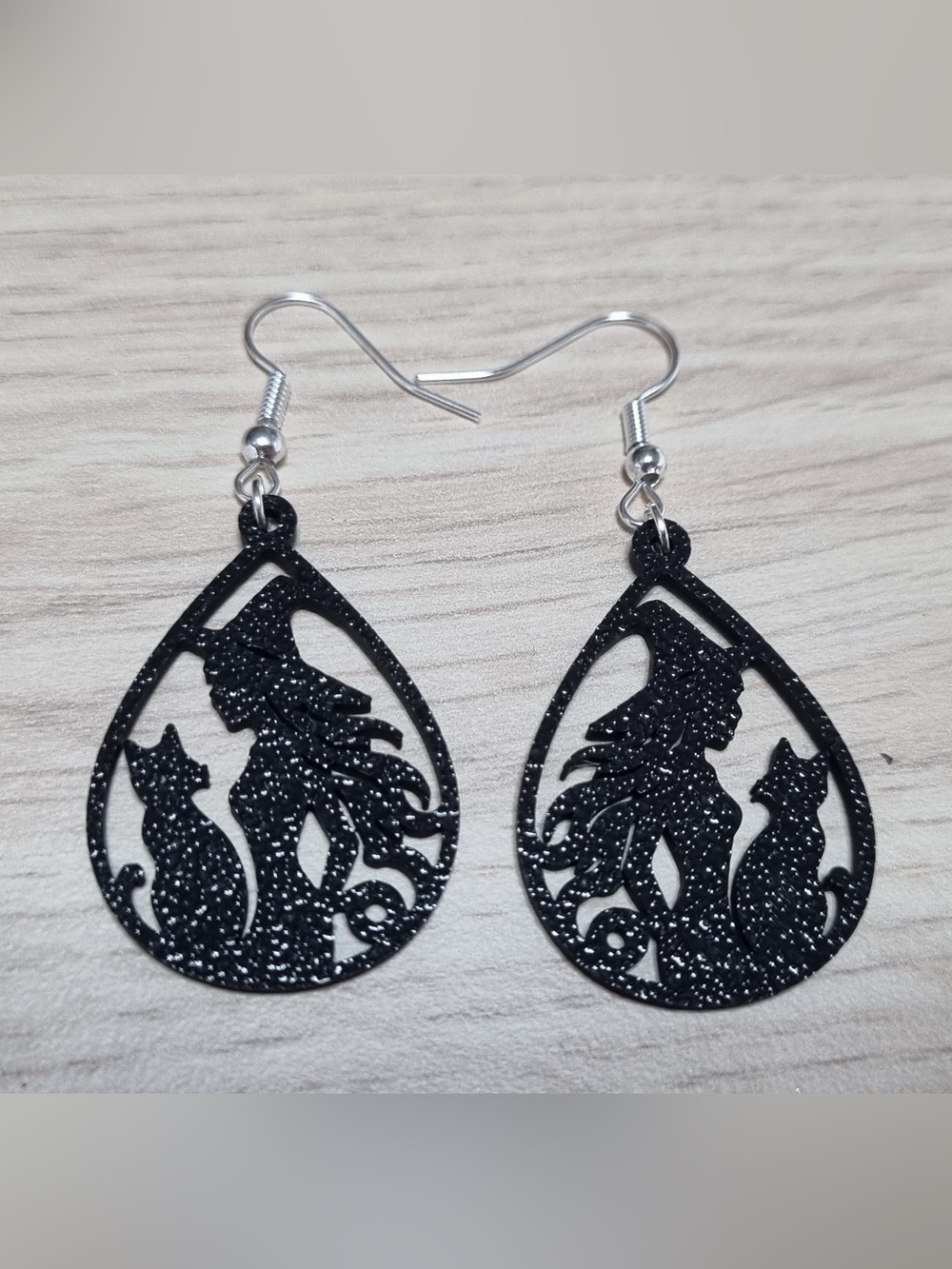 Witchy Cat Earrings